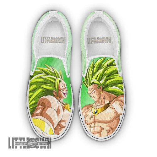 Broly Shoes Custom Dragon Ball Anime Classic Slip-On Sneakers