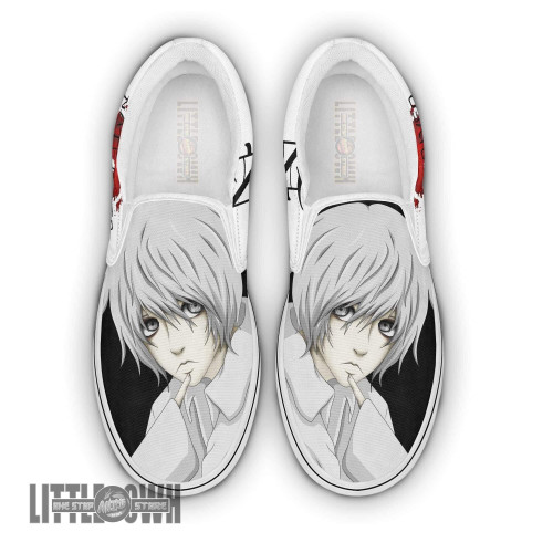 Near Classic Slip-On Custom Death Note Anime Shoes