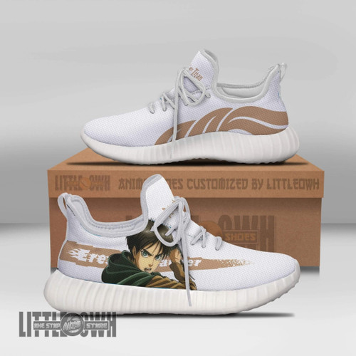 Attack on Titan Shoes Eren Yeager Custom Anime Reze Boost