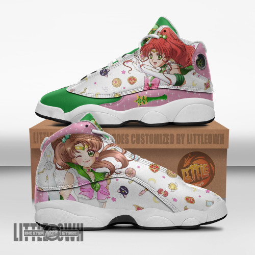 Sailor Jupiter Shoes Custom Sailor Moon Anime JD13 Sneakers