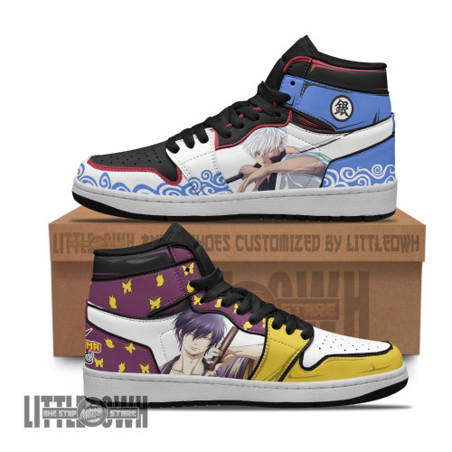 Gintoki x Shinsuke Anime Shoes Gintama Custom Boot Sneakers