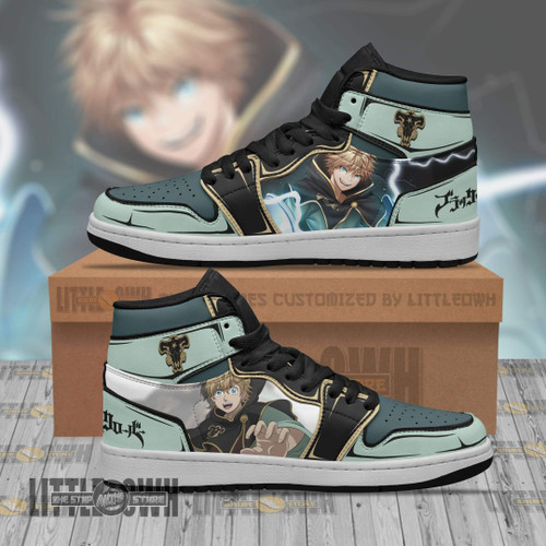 Luck Voltia Boot Sneakers Custom Black Clover Anime Shoes