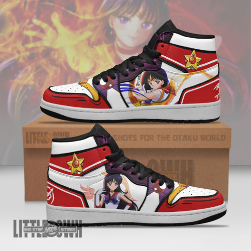 Sailor Mars Boot Sneakers Unique Custom Anime Sailor Moon Shoes