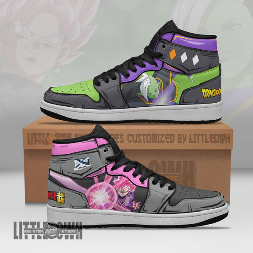 Black Goku x Zamasu Boot Sneakers Custom Dragon Ball Anime Shoes