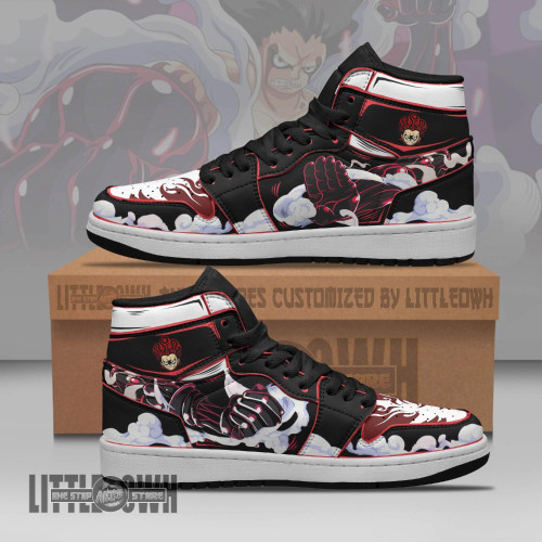 Luffy Gear 4 Anime Shoes Custom One Piece Boot Sneakers