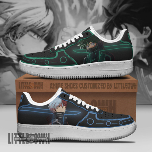 MHA Musketeers Deku x Shoto Anime Sneakers Custom My Hero Academia Anime Shoes