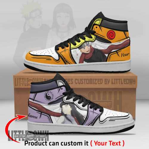 Hinata x Naruto Persionalized Shoes Naruto Anime Boot Sneakers