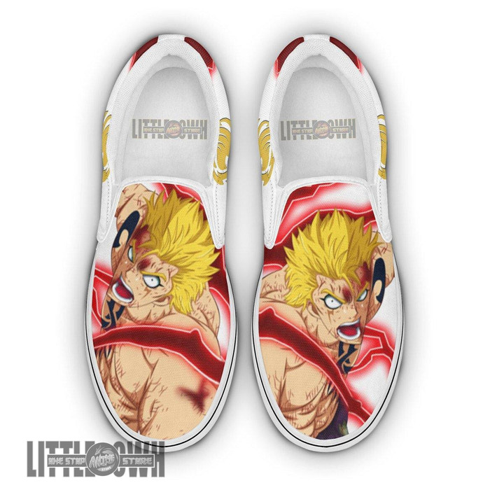 Fairy Tail Laxus Shoes Custom Anime Classic Slip-On Sneakers - LittleOwh - 1