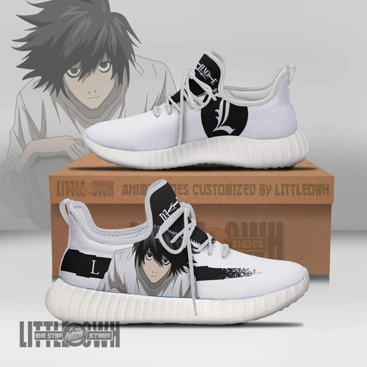 L Reze Boost Custom Death Note Anime Shoes - LittleOwh - 1