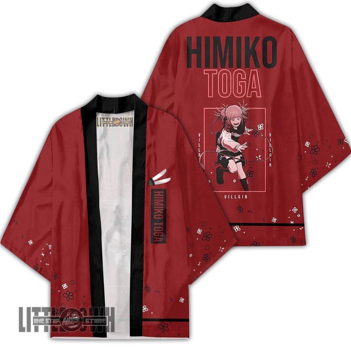 Himiko Toga Kimono Cardigans Custom My Hero Academia Anime Cloak Cosplay Costume - LittleOwh - 1