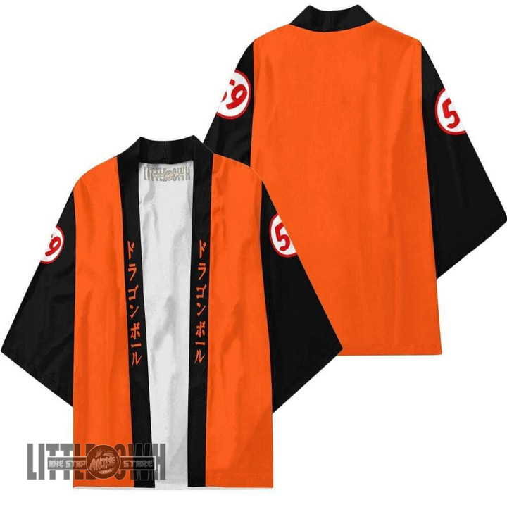 Goku 59 Kimono Cardigan Custom Dragon Ball Robe Anime Coat Cosplays Costumes - LittleOwh - 3