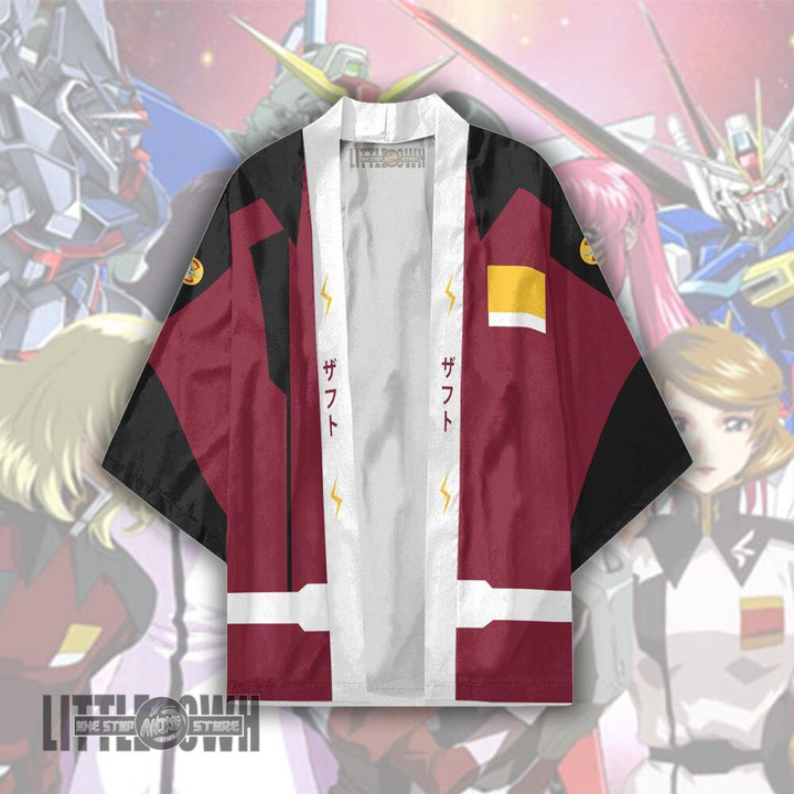 ZAFT Gundam Kimono Cardigans Custom Red Anime Cloak Cosplay Costume - LittleOwh - 1