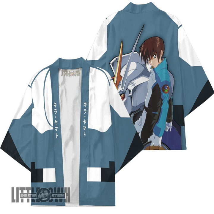 Kira Yamato Kimono Cardigans Custom Gundam Anime Cloak Cosplay Costume - LittleOwh - 1