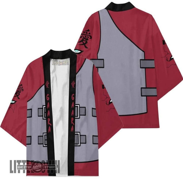 Gaara Nrt Cloak Anime Robe Kimono Cardigans Unisex Outfits - LittleOwh - 3