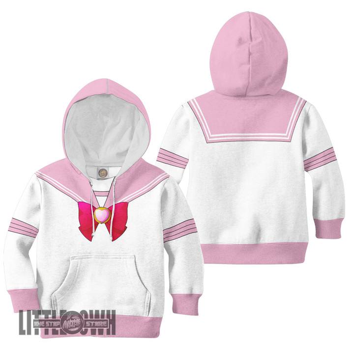 Sailor Moon Sailor Chibi Moon Anime Kids Hoodie and Sweater Cosplay Costumes