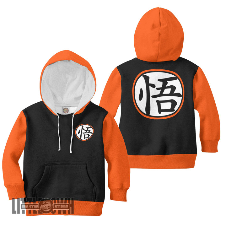 Dragon Ball Z Goku Uniform Anime Kids Hoodie and Sweater