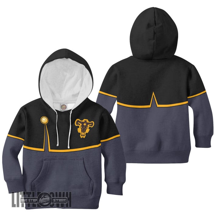 Black Clover Secre Swallowtail Anime Kids Hoodie and Sweater Costplay Costumes