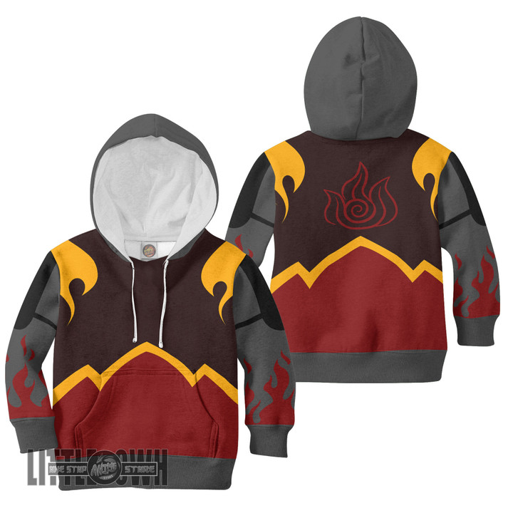 Avatar The Last Airbender Fire Anime Kids Hoodie and Sweater
