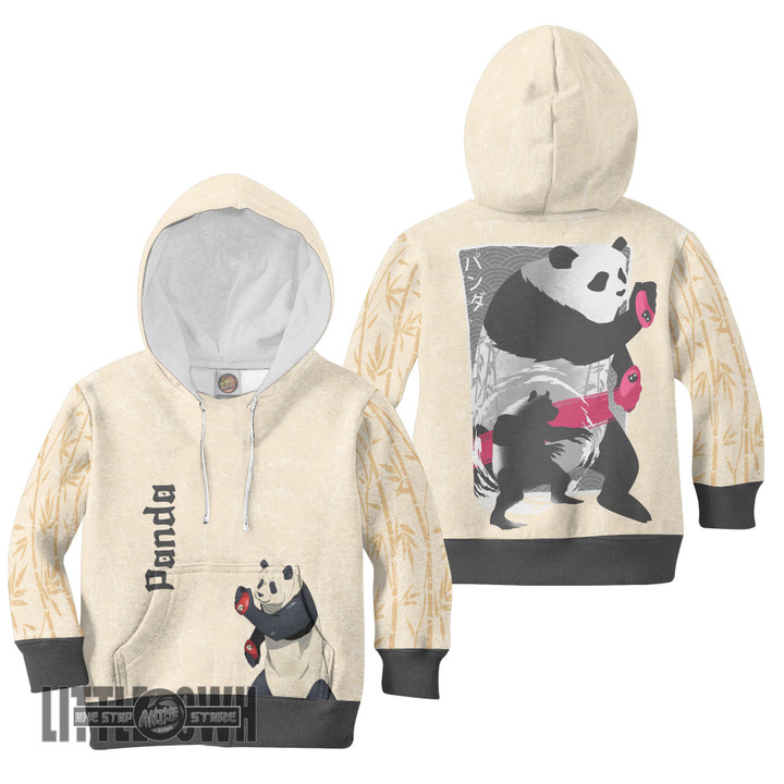 Panda Jujutsu Kaisen Anime Kids Hoodie and Sweater