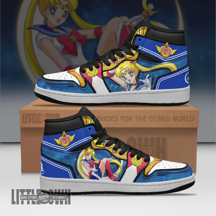 Sailor Moon JD Sneakers Unique Custom Anime Sailor Moon Shoes - LittleOwh - 1