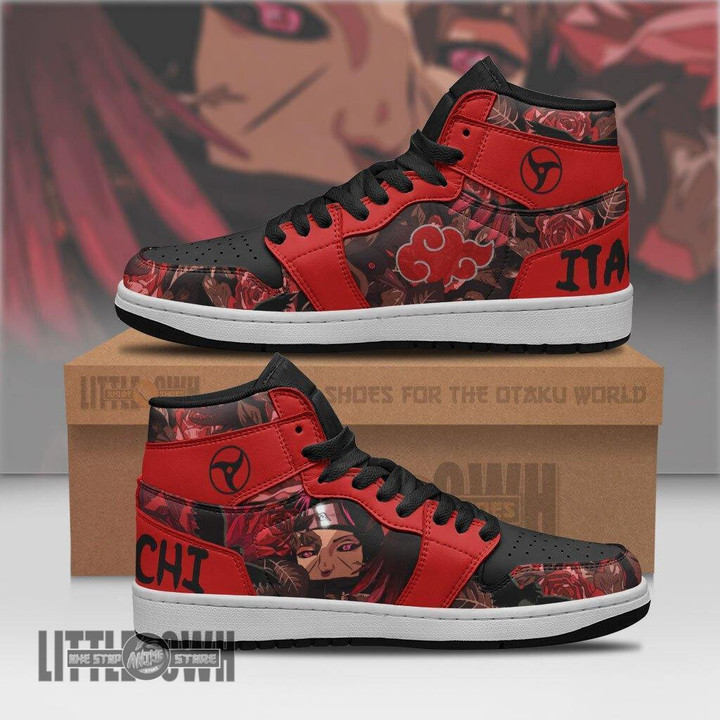 Itachi Uchiha Sneakers Custom Nrt Anime Shoes - LittleOwh - 1
