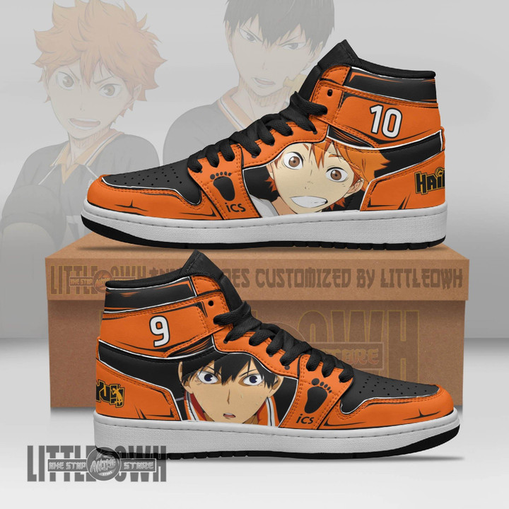 Haikyuu Shoes Anime Sneakers Custom Kageyama x Shoyo - LittleOwh - 1