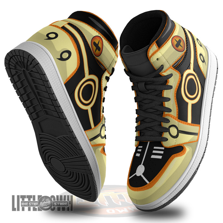 Naruto Nine Tail Mode Custom 3D Shoes Naruto Anime Boot Sneakers