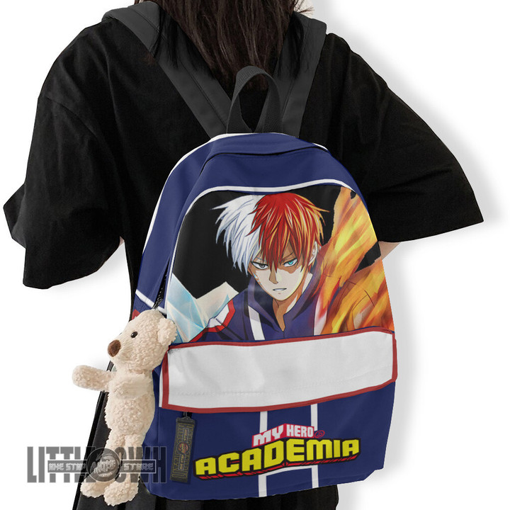 My Hero Academia Anime Backpack Custom Shoto Todoroki Character