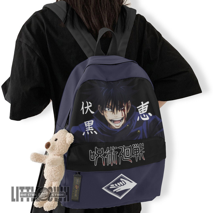 Jujutsu Kaisen Anime Backpack Custom Megumi Fushihiro Character