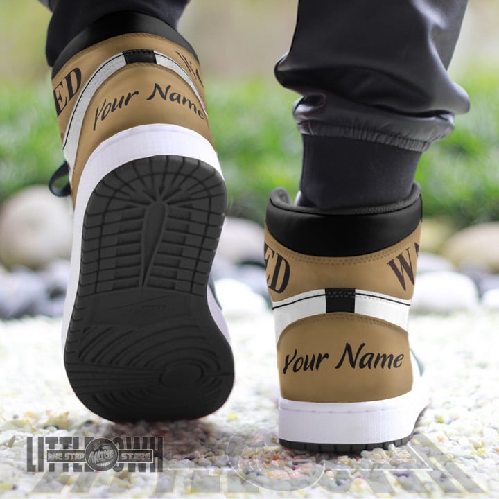 Roronoa Zoro Wanted Personalized Shoes One Piece Anime Boot Sneakers