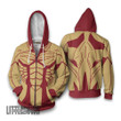 Armored Titan Attack On Titan Anime Hoodie Cosplay Costume Unisex Casual 3D All Over Printed - LittleOwh - 1