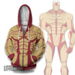 Attack On Titan Armored Titan Hoodie Anime Casual Cosplay Costume - LittleOwh - 1