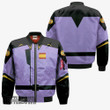 ZAFT Bomber Jacket Custom Gundam Uniform Lavender Cosplay Costumes - LittleOwh - 3