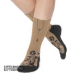 Eren Yeager Pattern Attack On Titan Anime Custom Socks - LittleOwh - 4