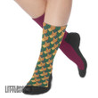 Giyuu Tomioka KNY Anime Cosplay Custom Socks - LittleOwh - 3