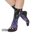 Shinobu Kochou Dark KNY Anime Cosplay Custom Socks - LittleOwh - 3