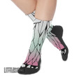Kocho Shinobu Demon Slayer Anime Cosplay Custom Socks - LittleOwh - 3
