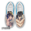 Inosuke Shoes Custom Demon Slayer Anime Slip-On Sneakers
