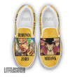 Mihawk x Roronoa Zoro Shoes Custom One Piece Anime Slip-On Sneakers