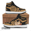 One Piece Anime Kid Shoes Monkey D Luffy Wanted Custom Boot Sneakers