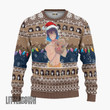 Demon Slayer Ugly Sweater Custom Inosuke Hashibira Knitted Sweatshirt Anime Christmas Gift