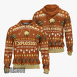 Bakugo Katsuki Ugly Sweater Custom My Hero Academia Knitted Sweatshirt Anime Christmas Gift
