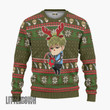 Genos Knitted Sweatshirt Custom One Punch Man Ugly Sweater Anime Christmas Gift