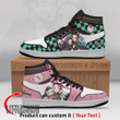 Tanjiro x Nezuko Persionalized Shoes Demon Slayer Anime Boot Sneakers