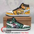 Tanjiro x Zenitsu Persionalized Shoes Demon Slayer Anime Boot Sneakers