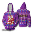 Fairy Tail Knitted Sweatshirt Natsu x Lucy Custom Ugly Sweater Anime Christmas Gift
