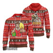 Dr Stone Ugly Sweater Custom Taiju Knitted Sweatshirt Anime Christmas Gift