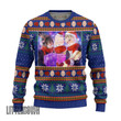 One Punch Man Ugly Sweater Custom Characters Knitted Sweatshirt Anime Christmas Gift