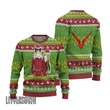 Code Geass Ugly Sweater Custom C.C. x Lelouch Knitted Sweatshirt Christmas Gift