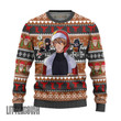 Death Note Ugly Sweater Custom Light Yagami Knitted Sweatshirt Anime Christmas Gift